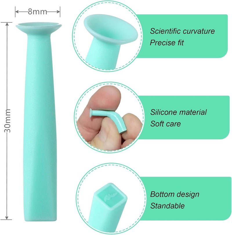 MUDOR Hard Contact Lens Remover, 12 Pieces Scleral & RGP Lens Remover Tool, Eye Contact Remover Plunger - Image 2